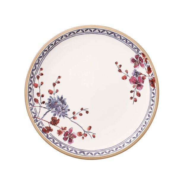 Artesano Provencal Lavender - Flacher Teller, Blumenmuster (6er Set)