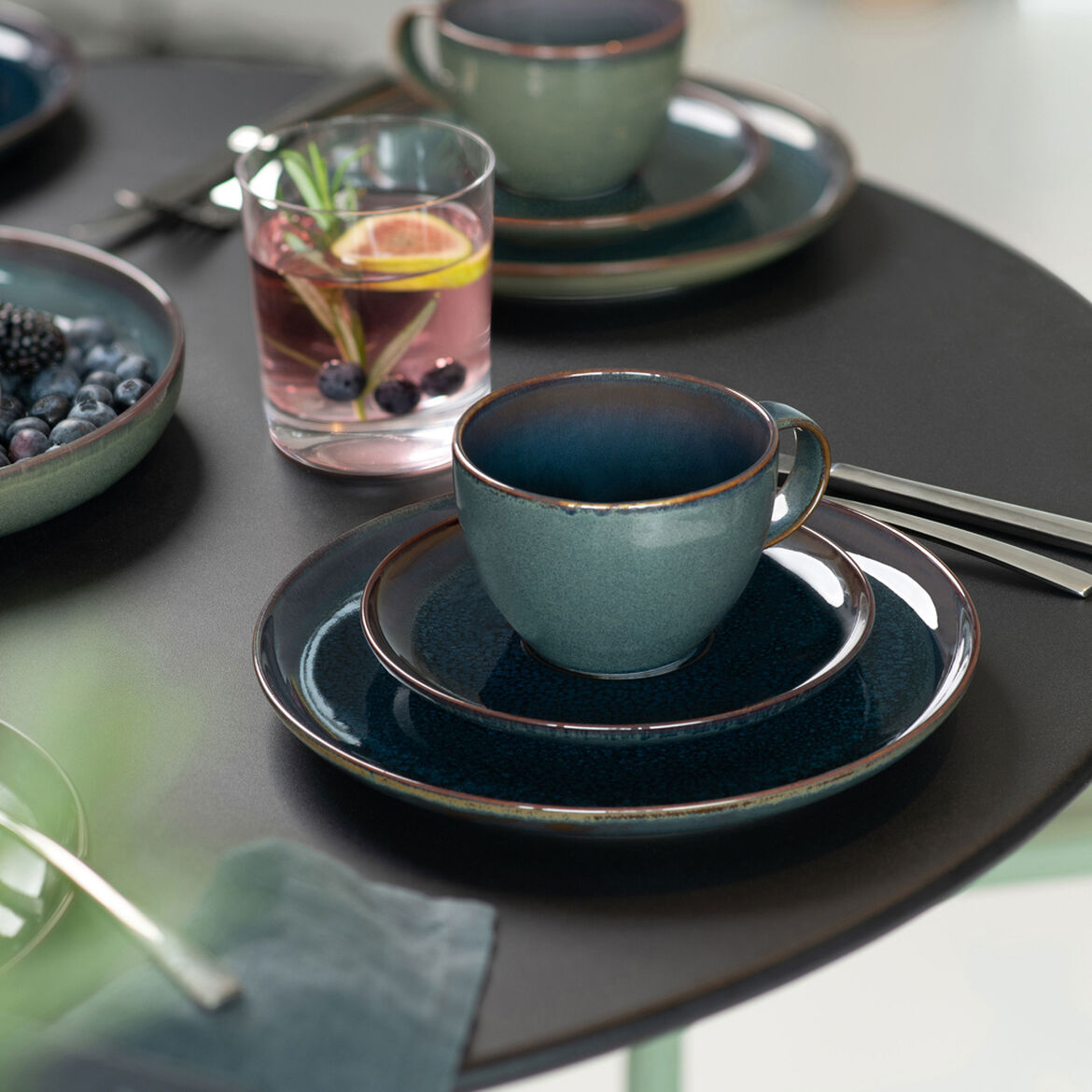 Crafted Denim – Kaffeetasse (4er-Set)