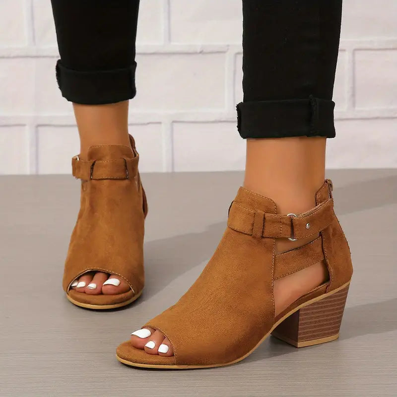 🔥 Promozione Ultimo Giorno Sconto del 50% - Scarpe Ortopediche in Pelle con Tacco Alto da Donna Nuove 2024