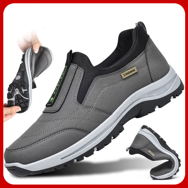 [🔥Authenticity Guaranteed] Men's Comfortable Waterproof Breathable Anti-Sprain Orthopedic Hiking Shoes