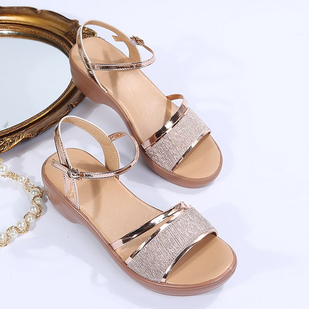 🔥ULTIMO GIORNO SCONTO 50%🔥NUOVI SANDALI ORTOPEDICI DA DONNA CON ZEPPA E PUNTA APERTA 2024