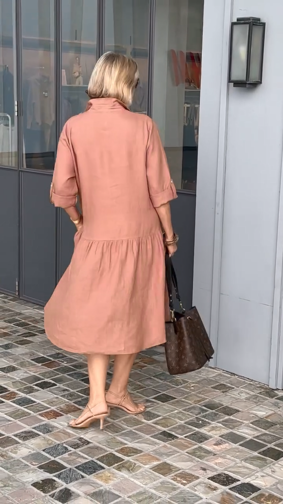🎉🔥ULTIMO GIORNO SCONTO 50%🔥 Nuovo vestito casual da donna in cotone e lino