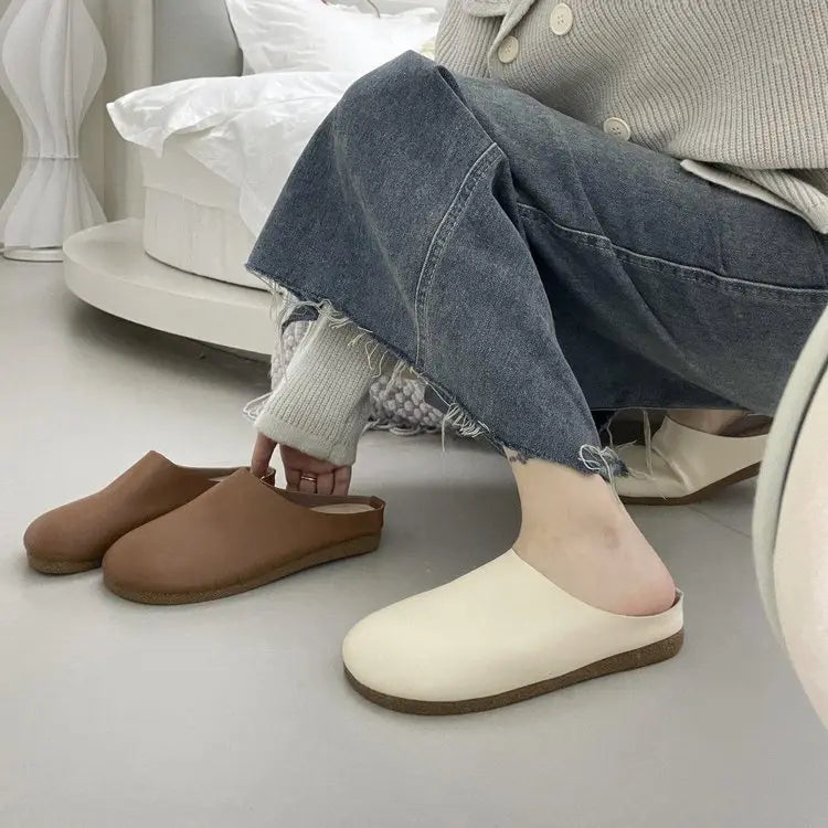 LetcloTM Pantofole in pelle italiana da donna / Scarpe ortopediche