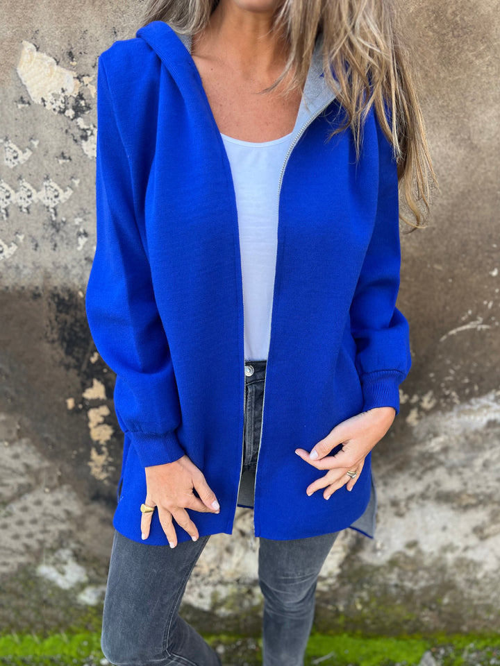 SVENDITA TOTALE🔥 Giacca Casual a Maniche Lunghe con Cerniera e Collo Tondo