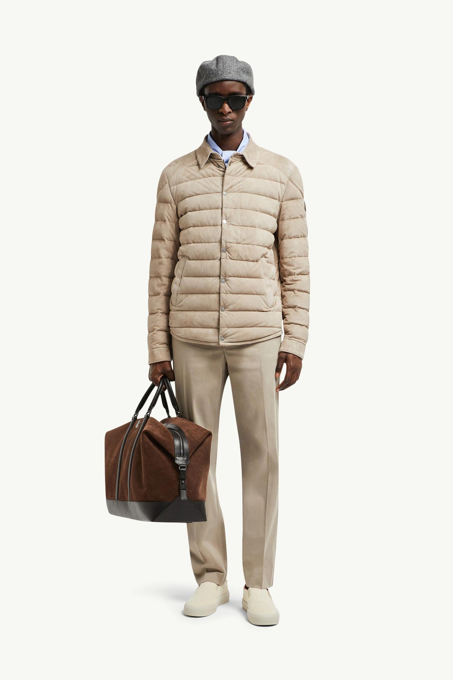 Etale Suede Down Shirt Jacket