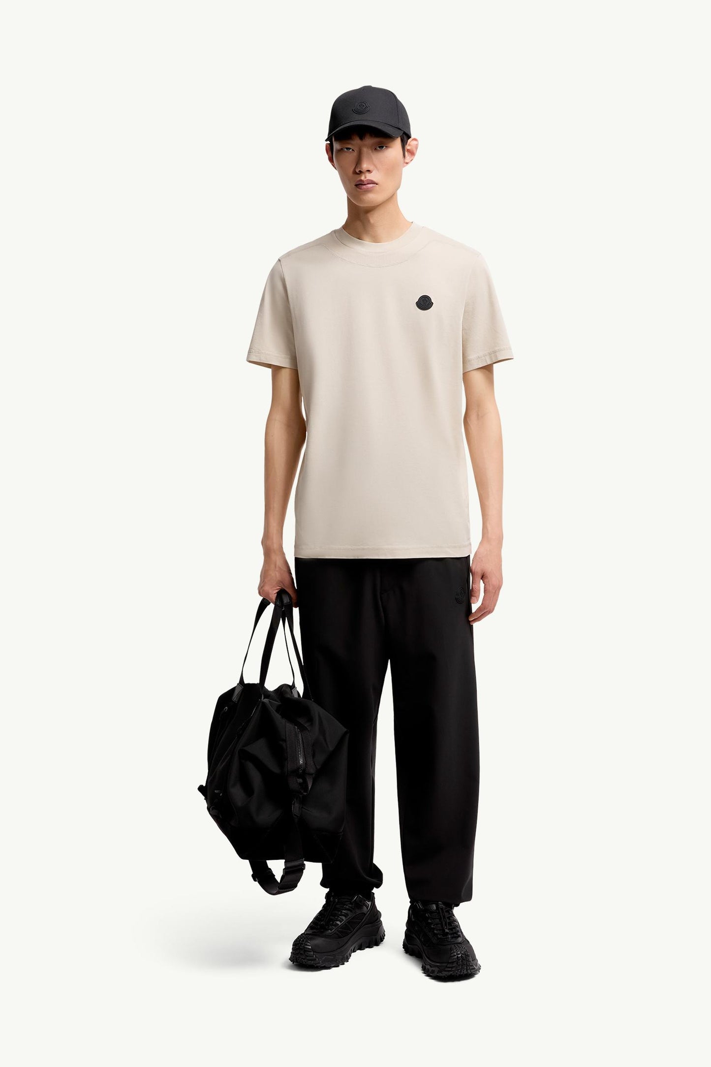 Logo Patch Cotton T-Shirt