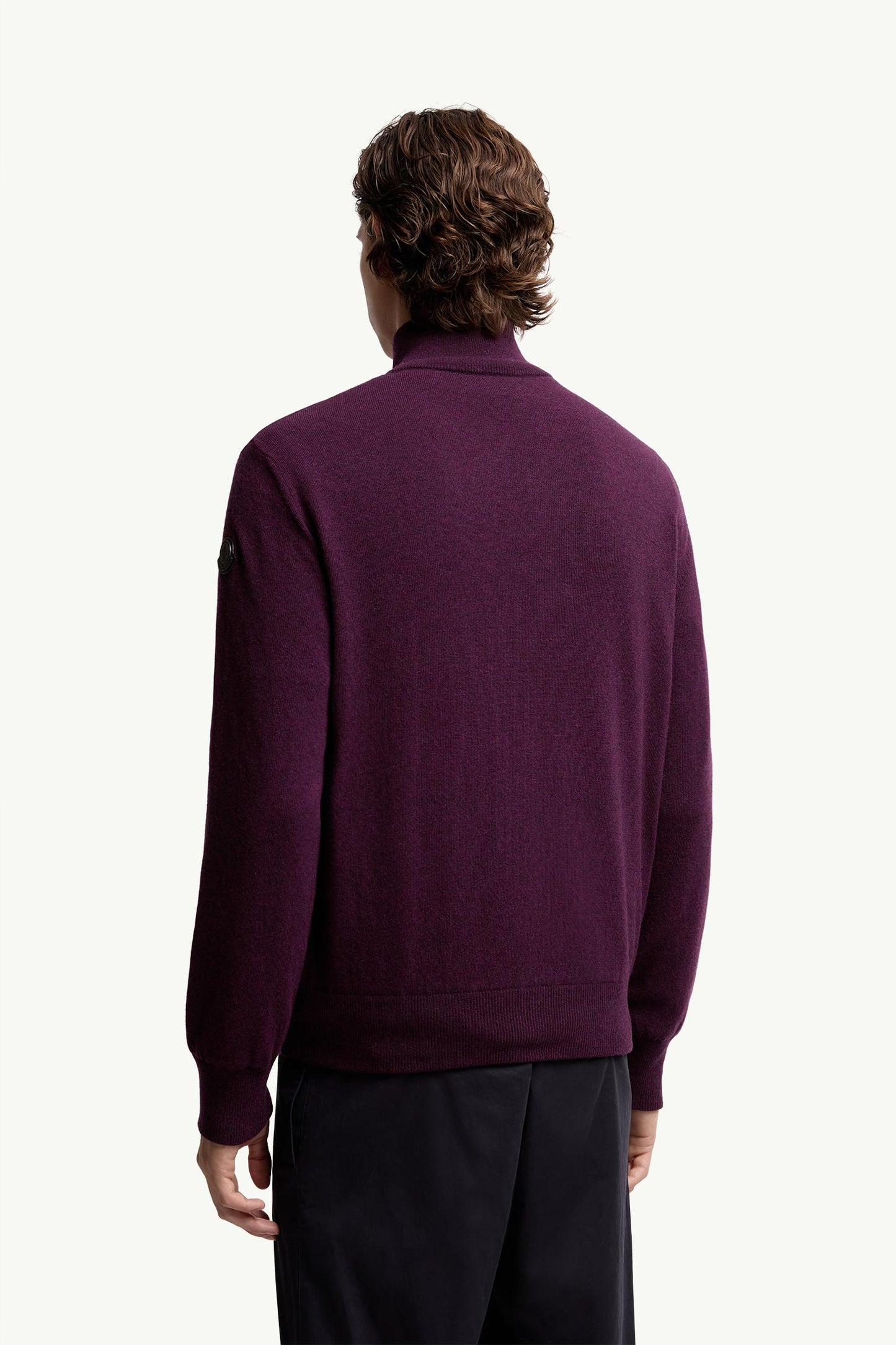 Wool & Cashmere Zip-Up Cardigan