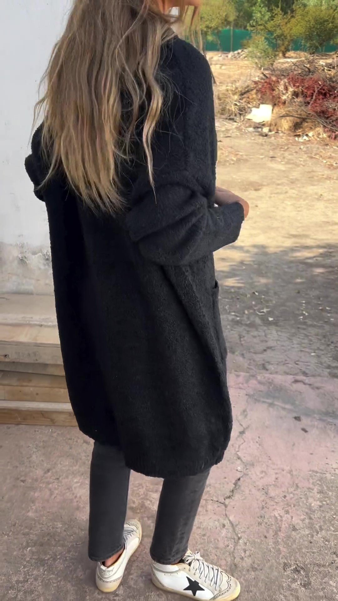 🔥Solo 36 rimasti in magazzino - Cardigan da donna oversize in maglia casual con tasche