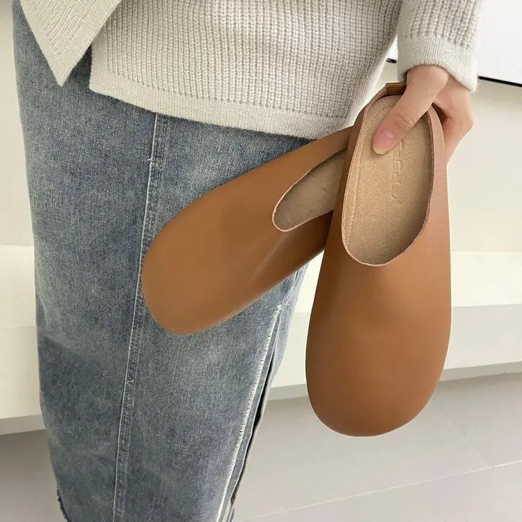 LetcloTM Pantofole in pelle italiana da donna / Scarpe ortopediche