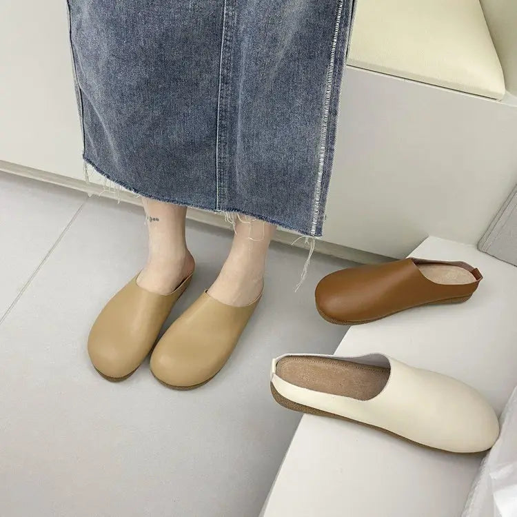 LetcloTM Pantofole in pelle italiana da donna / Scarpe ortopediche