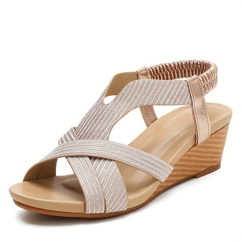 🔥ULTIMO GIORNO PROMOZIONE SCONTO 50% - SANDALI ORTOPEDICI DONNA CON ZEPPA E PLATEAU IN PELLE